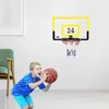 Balls Kids Mini Basket Ball Board Toy Conjunto crianças pendurando aro de basquete da porta interna da parede Montada S Sport Trainer Toy Boy Gift 231213