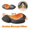 Oreillers de massage pour le cou Oreiller de massage électrique pour le cou Chauffage Vibration Masseur de cou Dos Traction cervicale Relax Sommeil Mousse à mémoire de forme Soutien de la colonne vertébrale 231214