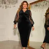 Sukienki w dużych rozmiarach moda bodycon impreza elegancka maxi sukienka wieczorowa Maxi Casual Mesh Black Enteve dla kobiet podczas promocji