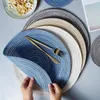 Tischsets 6 teile/satz Leinen Tischsets Für Abendessen Tabl Pad Matte Frühstück Boho Tischset Runde Stroh Wärme