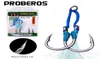 Ganci da pesca Proberos 1 Pack Jig 1030507090110130 Assistenza pesante a doppio gemello Fishhooks3017491