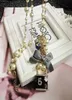 koreansk trendig tröja hänge lång pärlhalsband för kvinnor party smycken273u2363502