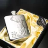 Hip Flasks 6oz Portable Pocket Flask Outdoor Travel Stainless Steel flagon Whiskey Drink Alcohol High Quality Drinkware 231213