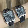 Erkek Watch Womens Watches Womenwatch bayanlar kare izle Altın kuvars paslanmaz çelik pim toka kol saatleri kadınlar için lüks saat izler Montre de lüks