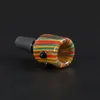 Colored 14mm high borosilicate glass small bucket colored cigarette accessories