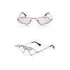 Sonnenbrille Zowensyh Fashion Ins Flip Sun Rack Damen Hip Hop Retro Steam Punk macht Spaß dreieckige ausgehöhlte Brille258C