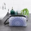 Borse per cosmetici Nazar Occhio turco Ornamento circolare Borsa da toilette da viaggio Amuleto Boho Hamsa Organizzatore di trucco Kit Dopp per stoccaggio di bellezza