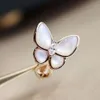 Van-Clef Arpes Designer Brouille à oreilles Top Quality Charm Boucles d'oreilles Pat-oreille V Gold Gold Gold Rose Gol Rose Gold Gold Grade pour femmes