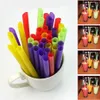 Whole-100Pcs Multi-color Plastic Jumbo Large Drinking Straws For Cola Drink Smoothie Milk Juice Birthday Wedding Decor Party S237t