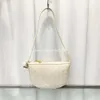 Bolso de diseñador Bolsos de mujer Vbottega 2023 Mini Sunrise Otoño Invierno Nuevo Popular Versátil Cuero Axila Solo Hombro Casual Tejido Bolso