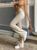 Tute da donna Pagliaccetti Basic Boyfriend Jean Vita alta Moda Khaki Pantaloni larghi in denim Pantaloni casual Donna Vintage Streetwear Mamma 231213