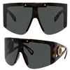 4393 Женские и мужские солнцезащитные очки-щиты большого размера в ацетатной оправе для очков Маска большого размера Модные солнцезащитные очки Come 169Z