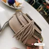 Słynna marka mody torebki z kowską skórzana brzęczenie marcie torba siodła torby na ramię Crossbody