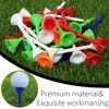 ゴルフティー50 PCSアップグレードUnbreakable 8m Big Cup Plastic Golf Tシャツ31/4インチゴルフ練習用の摩擦サイドスピンティーを減らす231213