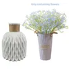 Flores decorativas para casa decoração corda vaso criativo ornamentos produtos domésticos durável casamento seda gypsophila