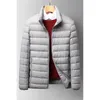 Herrarna Down Parkas Boutique Men's Fashion Slim Solid Color Casual Korean version av Trend Business British Wind Down Jacket 90 White Duck Downl231209