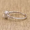 Sterling Silver 5*5/6*6/7*7/8*8mm Semi mount ring adjustable blank support claws Setting S925 base without stone for DIY Inlay