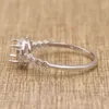 Sterling Silver 5*5/6*6/7*7/8*8mm semi -monteringsring justerbara tomma stödklor som sätter S925 -bas utan sten för DIY -inlägg