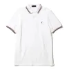 Fred Perry Mens Polo Shirts Designer T Shirt High Ubrania Krótkie rękawie moda Casual Lapel Polos Fashion T-shirts Oddychane krótkie rękawe Top Summer 5465