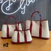 High-Quality Fashion Canvas+Leather Garden Party Shoulder Bag Women's Handbag Tote Bag Shopping Bags