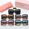 Fashion Miu Sunglasses Designer Ellipse Frame Luxury Sunglasses for Women Radiation Resistant UV400 Personality for Men Retro glasses plate upscale high value