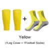 Sports Socks 1 Set of High Elasticity Shin Guards Football Leg Cover Non-slip Soccer Tennis Basketball Sport Socks Grip Cycling Riding Socks 231213