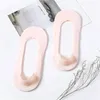 여자 양말 2pcs/1Pair 안티 슬립 실리콘 여름 높이 발 뒤꿈치 신발 라이너 Chausette femme 보이지 않는 쇼 보트