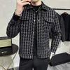 Men's Jackets Brand Clothing Blend Trench Coat Hombre High Quality Leather Coat Men Short Slim Plaid Leather Jacket Men Stripe Coat S-3XL 231213