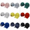 Novos chapéus snapbacks ajustáveis sólidos com alça em branco tampas traseiras moda algodão bonés de golfe para homens e mulheres295B