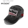 Bollmössor Miaoxi Hot Sale Men Summer Cotton Baseball Caps For Women Adult Fashion Cap Brand Design Washed Caps Unisex Hat Hip Hop Gorras YQ231214