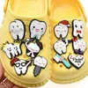Hot Sale 1Pcs Dentist Nurse Teeth Health Shoe Charms Accessories for Croces Boys Girls Kids Women Christmas Party Favors Gifts
