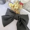 Copricapo Accessori per capelli Elegante macchia francese Fiocchi per capelli Clip Bianco Nero Indietro Testa Bowknot Forcina per feste Barrettes Grip Copricapo Accessori per capelli coreaniL231214