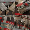 Men's Sweaters Heavy Vintage Tribal Pattern Woolen Fabric Long Sleeve Shirt Autumn And Winter Thick Warm American Casual Coat