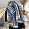 Scarves Women Scarf Luxury Floral Warm Shawl And Wrap Cashmere Blanket Bufanda Echarpe Travel Poncho Pashmina Fashon Design