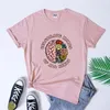 Dames T-shirts Vier geesten van alle soorten Autisme Bewustzijn T-shirt Esthetische Neurodivergerende ADHD Tee Shirt Neurodiversiteit Maatschappelijk Werker