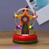 Decorative Objects Figurines Xmas Glowing Music Carousel Ferris Wheel Christmas Gifts Christmas Eve Gifts Christmas Ornaments Home Decoration Gifts 231214