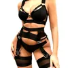 Ensemble sexy Lingerie sexy Tenues pour femmes Sous-vêtements sexuels Ceinture de jarretelles Bondage Costume de nuit Porn Babydoll Club Wear Érotique 231214