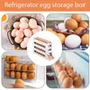 Depolama Şişeleri 4 Katmanlı Buzdolabı Yumurta Kutusu Alan Tasarım Çok yönlü Tutucu Raf Buzdolabı Tutucular İçin Yumurta 30