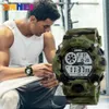 SKMEI Outdoor Sport Watch Men Alarm Clock 5Bar Waterproof Military Watches LED Display THOCK Digital Watch reloj hombre 1019 20113293k