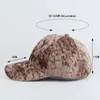 ボールキャップソリッドスエード野球帽子メンズファッションヒップホップハットユニセックスフェイクファースプリングスナップバックベルベット厚い骨折