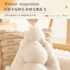 Stol täcker Seikano Winter Fur Sofa Cushion Simple Modern Solid Color Cover Thicked Non-Slip Seat For Living Room