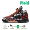 2024 Archaeo Marrone Oliva Midnight Navy Plaid Lucky Green A Ma Maniere x Dusk Borgogna Aqua UNC Light Bone Uomo Donna Scarpe da basket Scarpe da ginnastica Piattaforma sportiva Sneakers