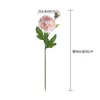 Fleurs décoratives Artificiel Factory Christmas Wedding Party Bouquet Home Decoration Branches Single Fake Rose Flower