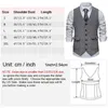 Gilet da uomo Gilet da uomo Gilet monopetto Giacca senza maniche in misto lana Blazer Slim Fit Gilet da lavoro formale da matrimonio casual