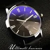 他の時計Yazole Mens Watches Top Brand Luxury Blue Glass Watch Men Watch Waterproof Leather Roman Men's Watch Male ClockElojes Saat 231214