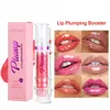 Nowy 5 ml warga Pulling Gloss Mirror Water Lip Gloss Makeup Pump Serum Długo trwałe nawilżające zaopatrzenie w plumper