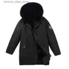 Men's Fur Faux Fur JKP Winter Men's Long Parka Mink Lined Hooded Fur Coat Thickened Thermal Insulation Business Casual Leather Keep WarmJacket Q231212