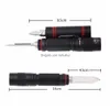 Auto 3 In 1 Outdoor Zelfverdediging Tactische Zaklamp Beveiliging Glasbreker Mes Led Zaklamp Pen Licht Cam Wandelen Mti Tool Dhks4