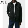 Men's Jackets ZALE 2023 Autumn Suede Jacket Solid Color Lapel Fashion Street High Quality Coat Handsome Casual 231214