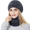 Feianos Caps Caps Slouchy Feanie Chapé e Lenço Conjunto de Fleece Lineado Ski Winter Cap pescoço mais quente para mulheres meninas 231212